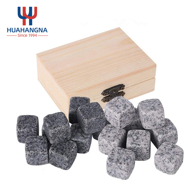 Камни для виски в деревянной коробке, набор для охлаждения