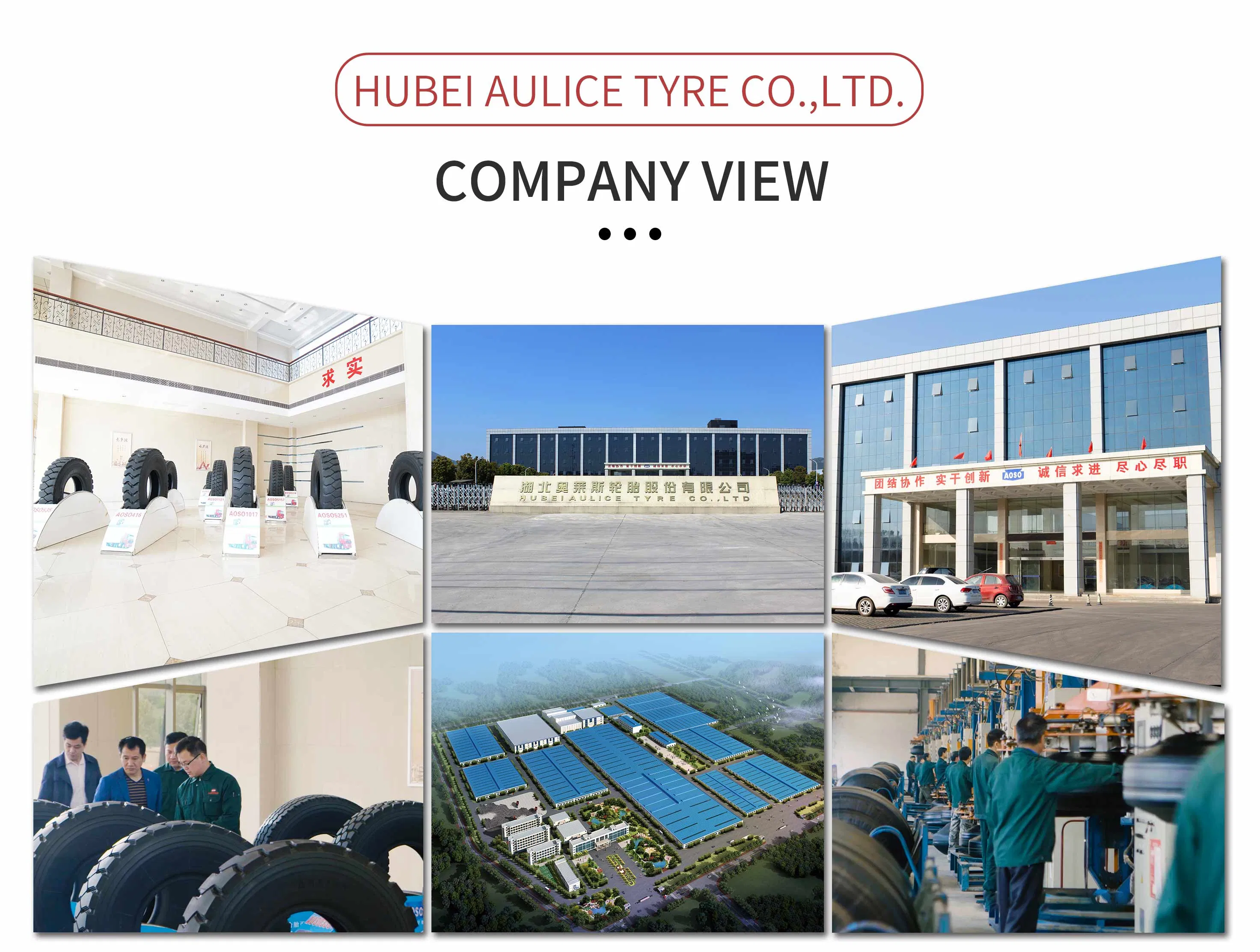 Aulice Brand All Steel Radial Truck Tyre 12.00R24 20PR/22PR, Transverse Pattern, High Quality, Long Mileage