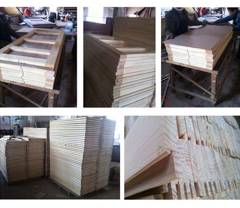 Entrance Flush Carving Mon&Son Wood Door (SC-W018)