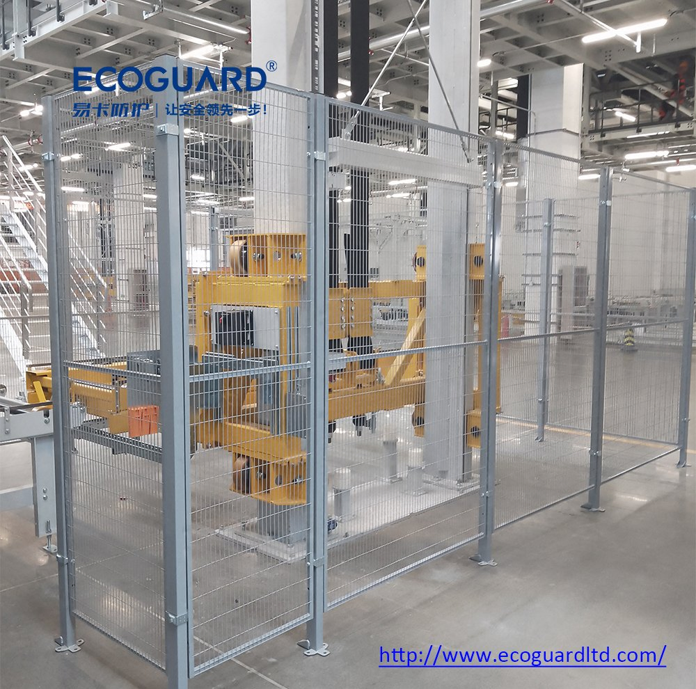 Industrial Heavy-Duty Steel Machine Safety Guarding Fence System