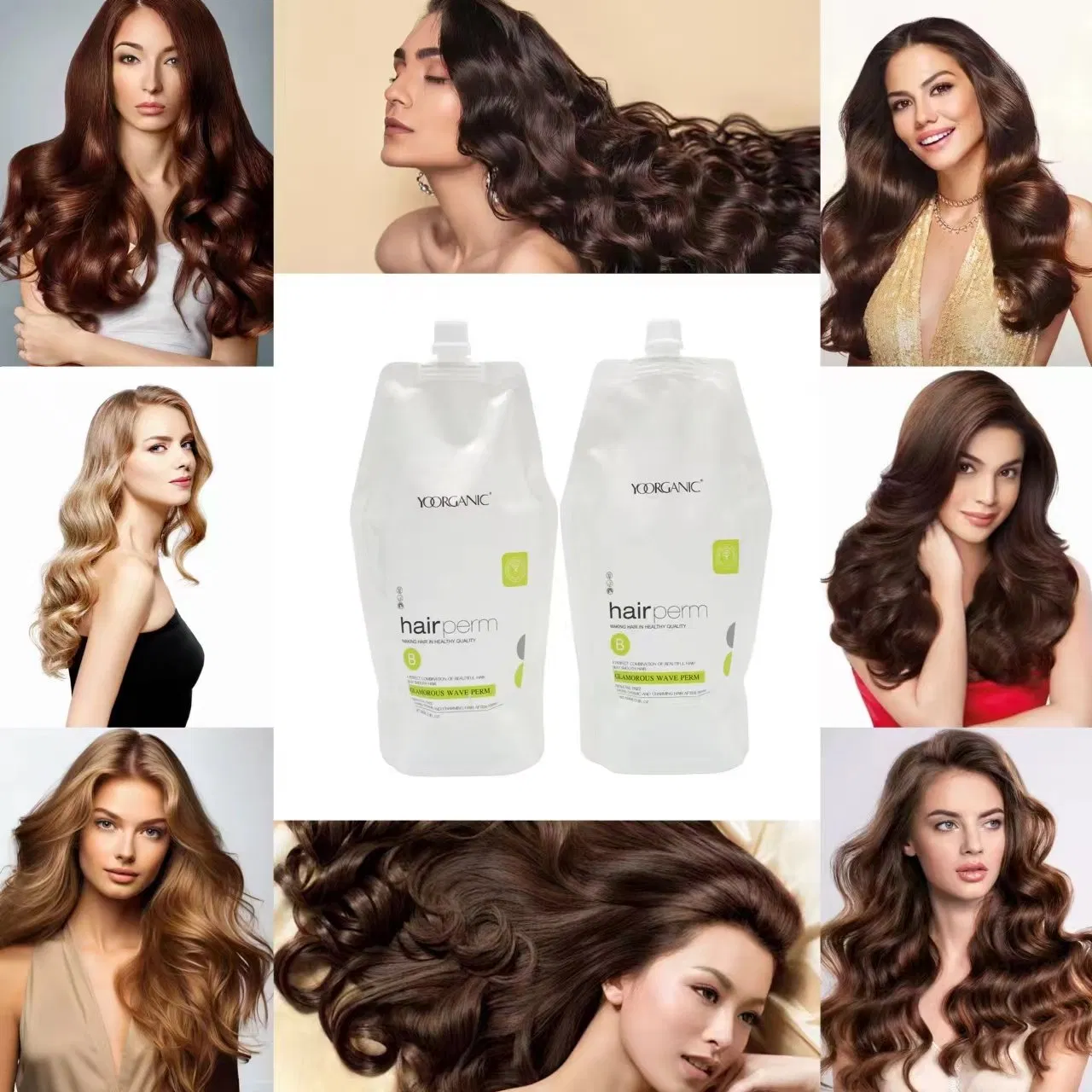 Factory Price Salon Quality Long Lasting Hair Curling Cream Professional No Stimulation Hair Wave Perm Lotion 1000ml*2