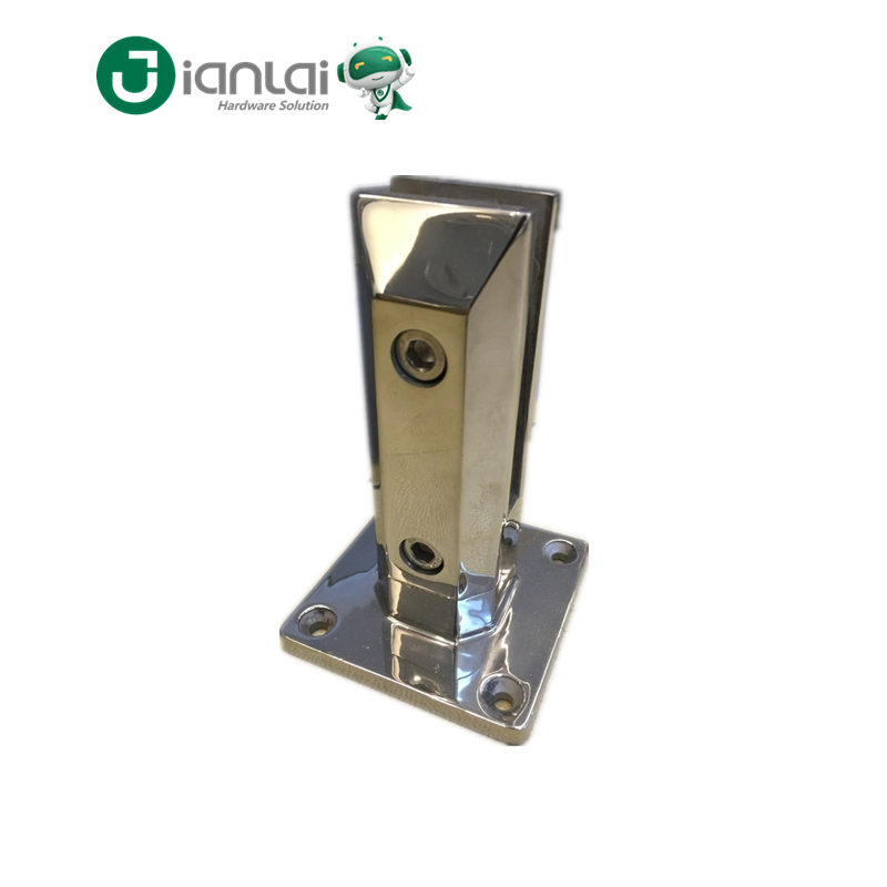 Stainless Steel Glass Railing Holding Clamp Glass Spigot