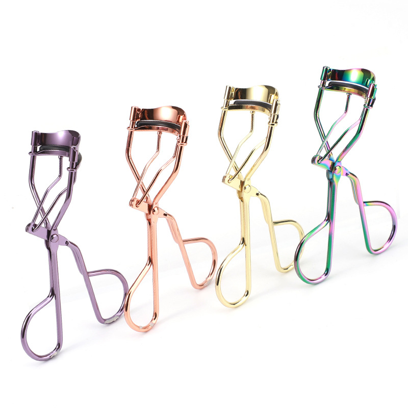 Customized Safety Shield Pain-Free No-Pinch Mini Portable Stainless Steel Lash Eyelash Curler