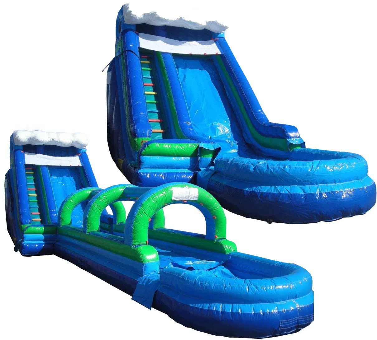 2019 New Inflatable Corkscrew Water Slide