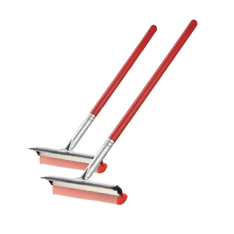 Premium Auto Squeegee with Wooden Handle for Window Cleaning