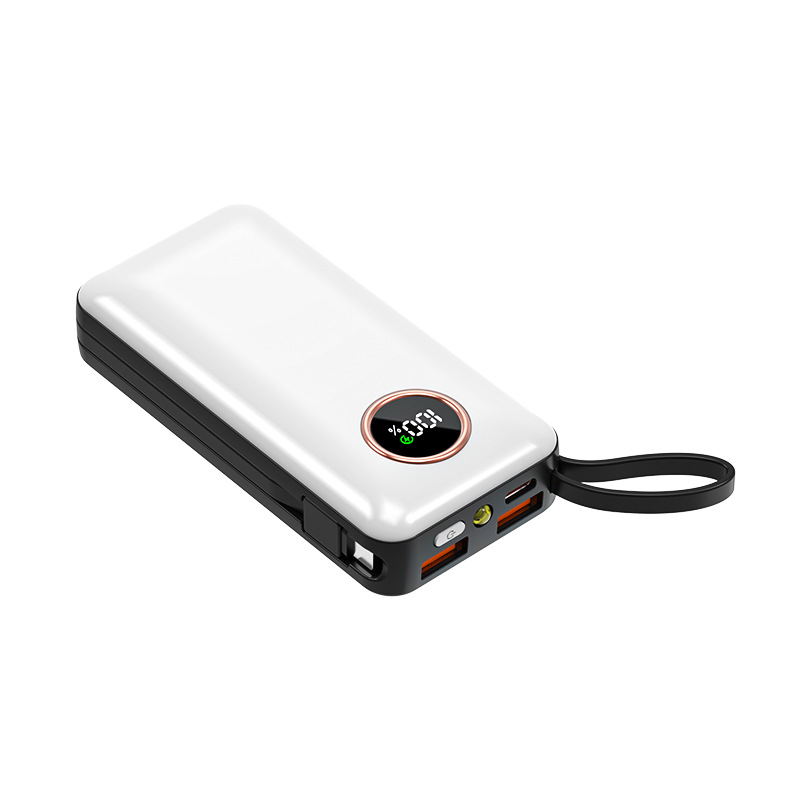 Повербанк 10000 мАч с LED-дисплеем и USB/Type-C