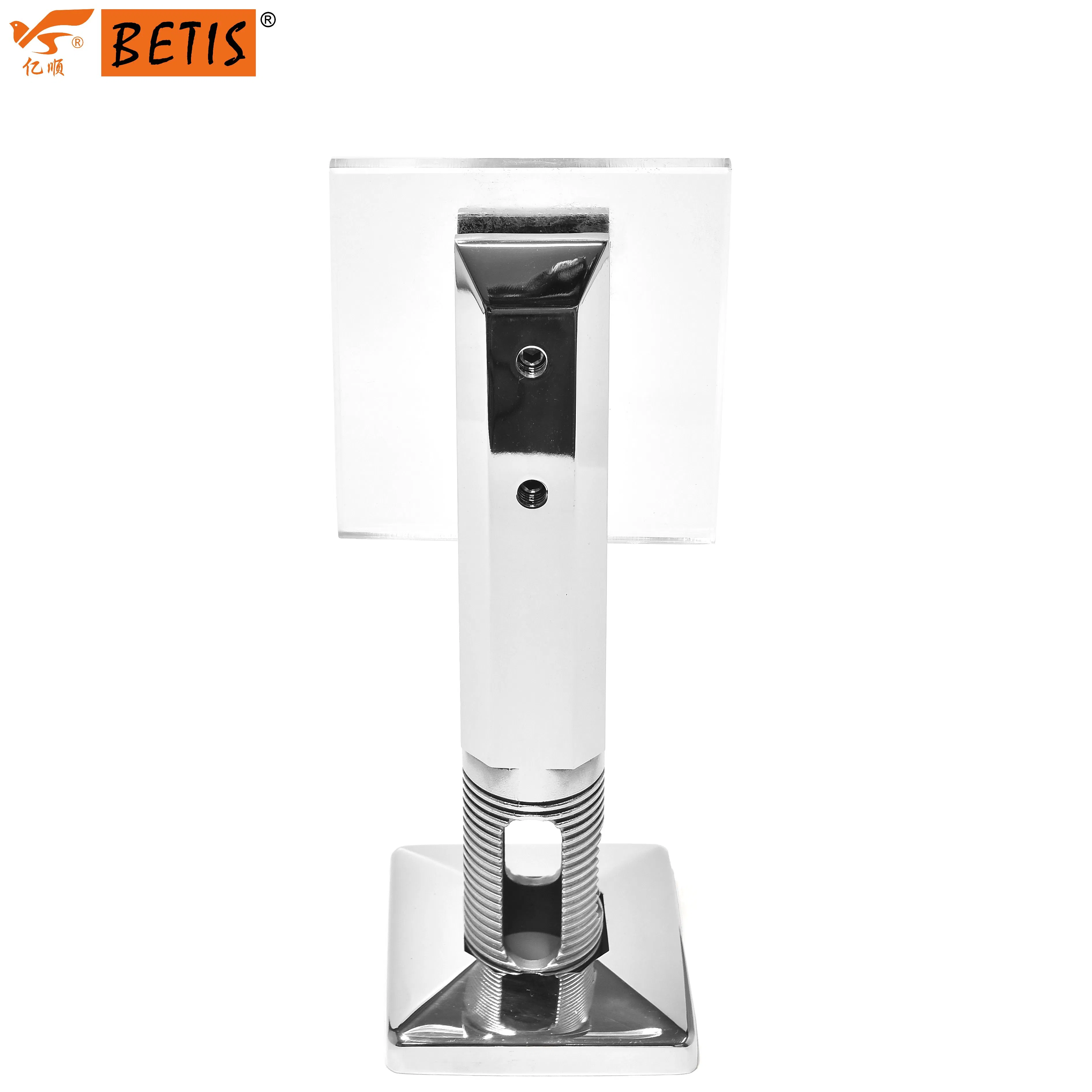 2205-Grade Stainless-Steel Handrail Balustrade Swimming Pool Windscreen Glass Fence Surface Mount Spigot