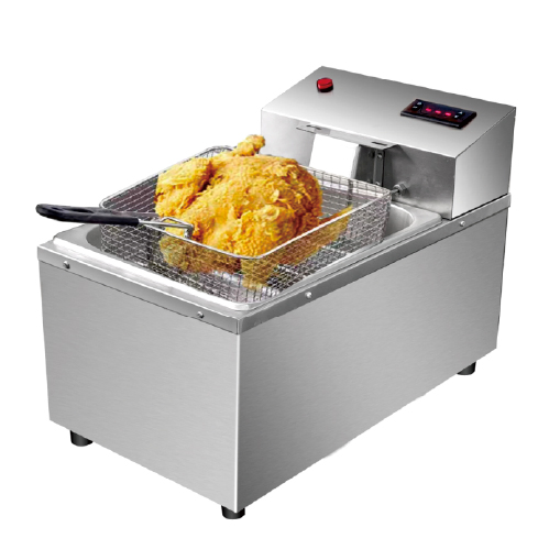 Factory Price Double Pots Fryer Machine Desktop Electric Deep Oil Fryer