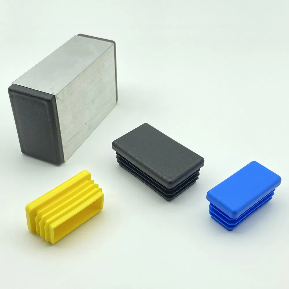 Plastic Pipe Caps Plugs Chair Leg Cap Steel Tube End Cap for Round Square Rectangular Pipe Ends