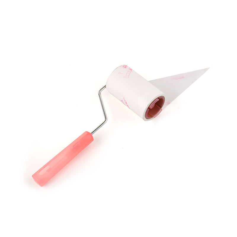 Household Pet Hair Remover Bed Clothes Cleaning Brushes Sticky Diagonal Tear Tape Paper Adhesive Lint Roller with Cover