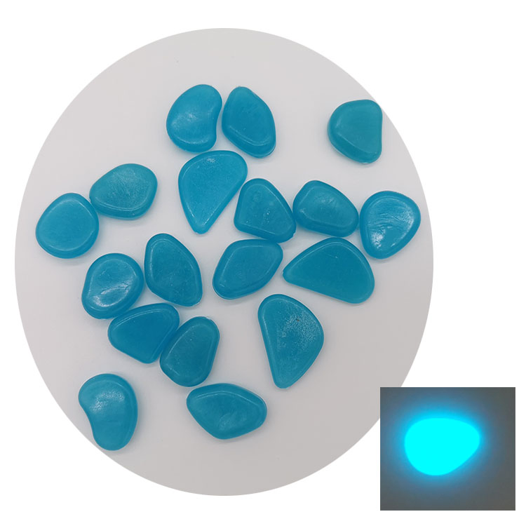Garden Luminous Pebbles Rocks Glow Stone Decor Night Glowing Stone