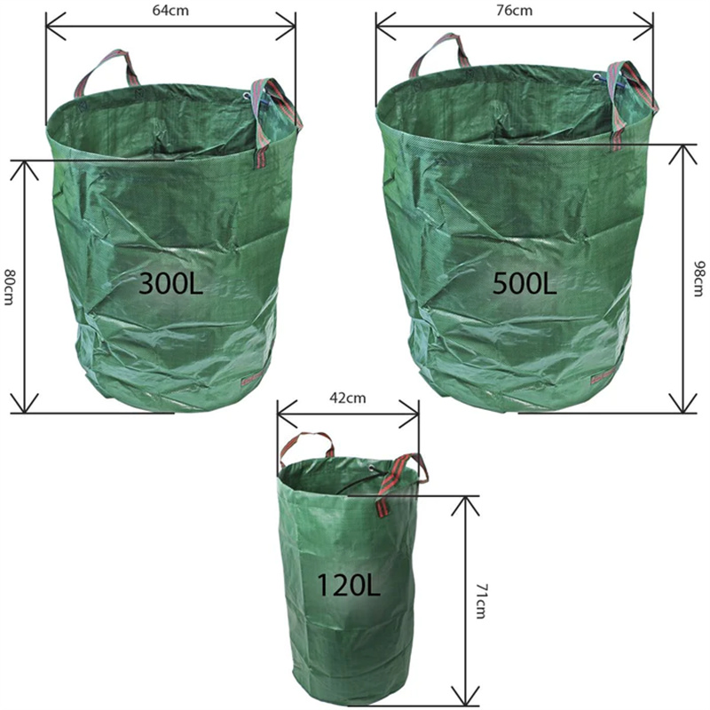 Garbage Bags Garden Waste Bag Folding Organizer Leaf Bag