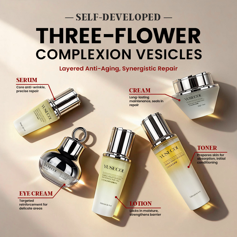 Beauty Firming Skin Care Set Collagen Moisturizing Nourishing Rejuvenating Anti-Aging
