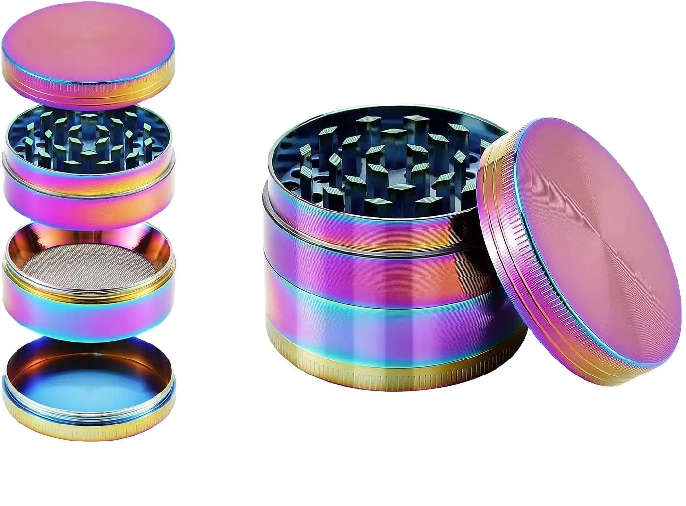 Ручная измельчитель для трав и специй, многослойный дизайн