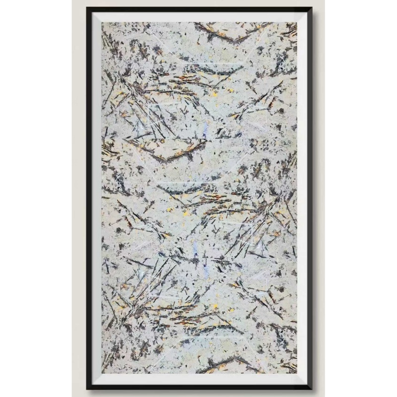 Modern Living Room Area Design Marble Slab Wall Decoration LED Backlit Stone Background Marble Interior Design