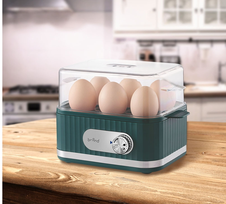 Rapid Egg Cooker for Hard Boiled, , Dumplings & More, with Auto Shut off