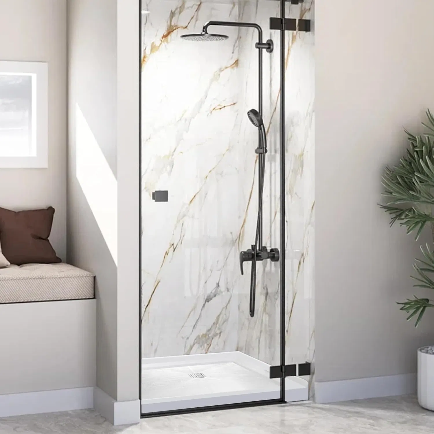 China Factory ODM Composite Gfrp Bathroom SMC Bath Shower Tray