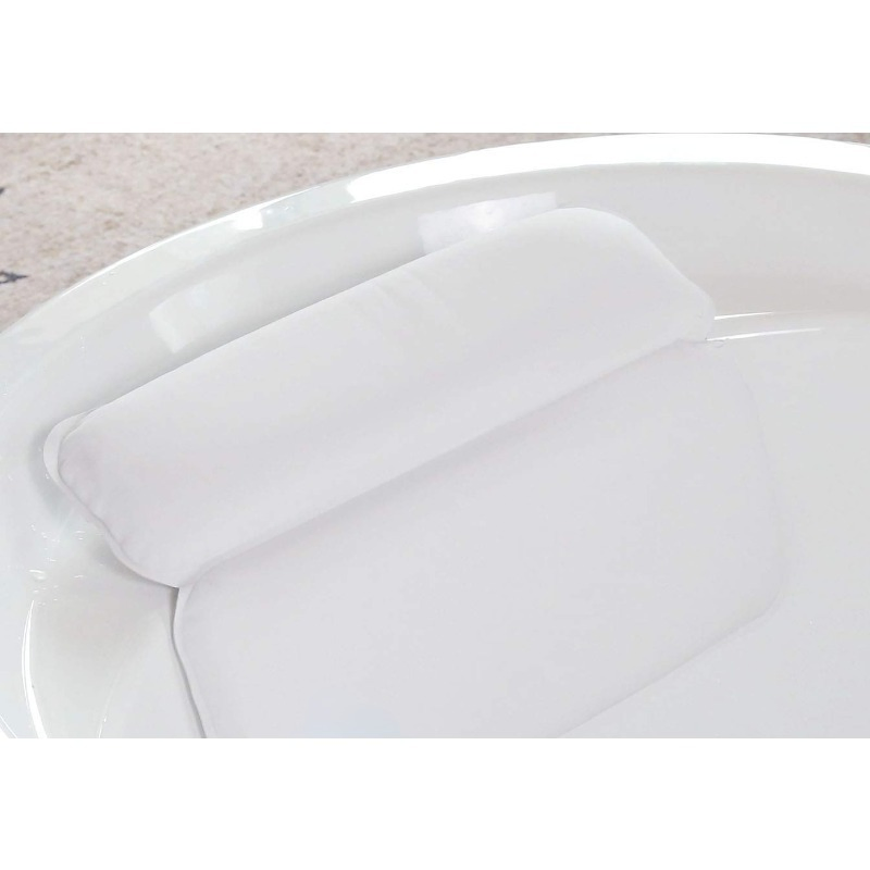 2024 Bestselling Waterproof Suction Cup Bathtub Pillow Soft Design Soaking Bath Pillow