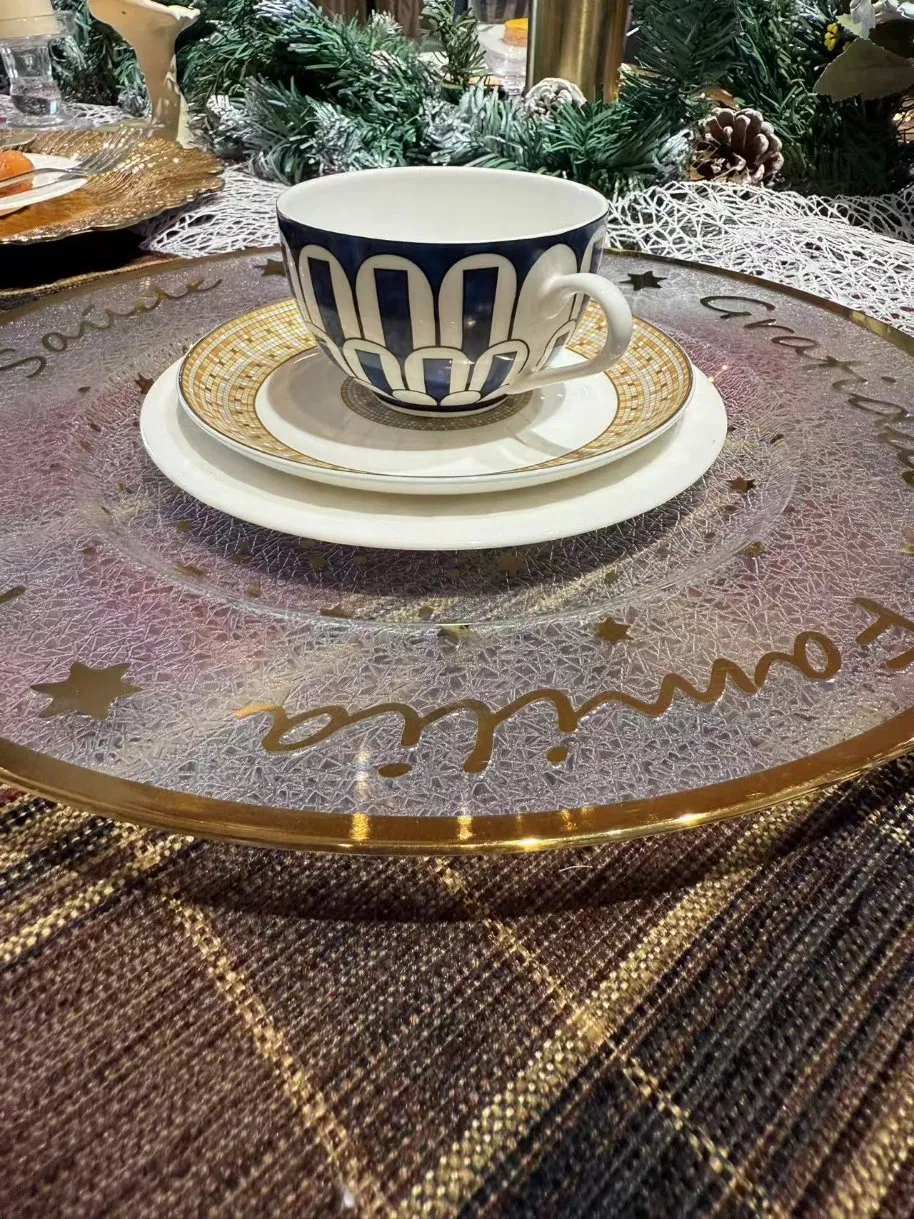 Stylish Low-Cost PP Plastic Charger Plates for Events