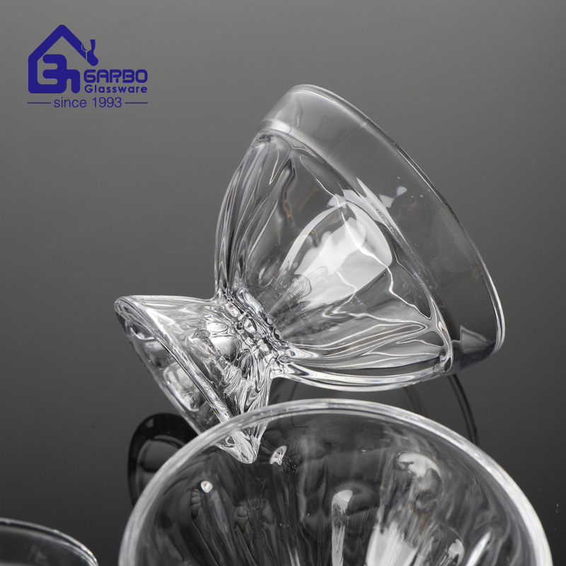 High White Glass Ice Cream Bowl for Sundae Bowls Dessert Yogurt Snacks Serving