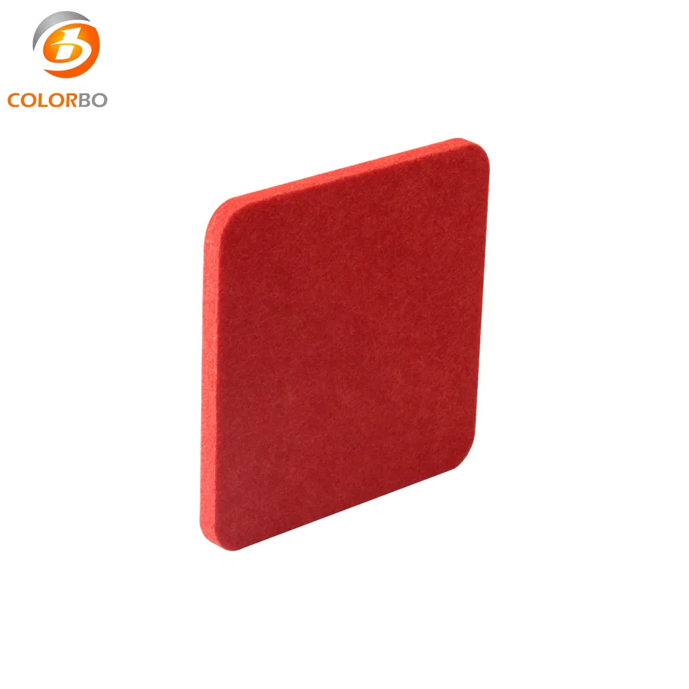Sound Absorption Materials CBE28 Chili Polytester Fiber 12MM Pet Panel