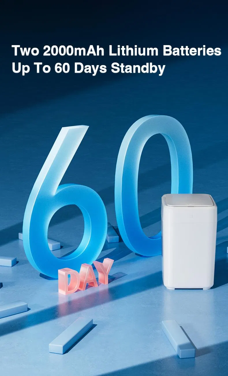 Environmentally-Friendly Auto Inductive Smart Trash Can Waste Dustbin with Lid for Office Hotel Rooms