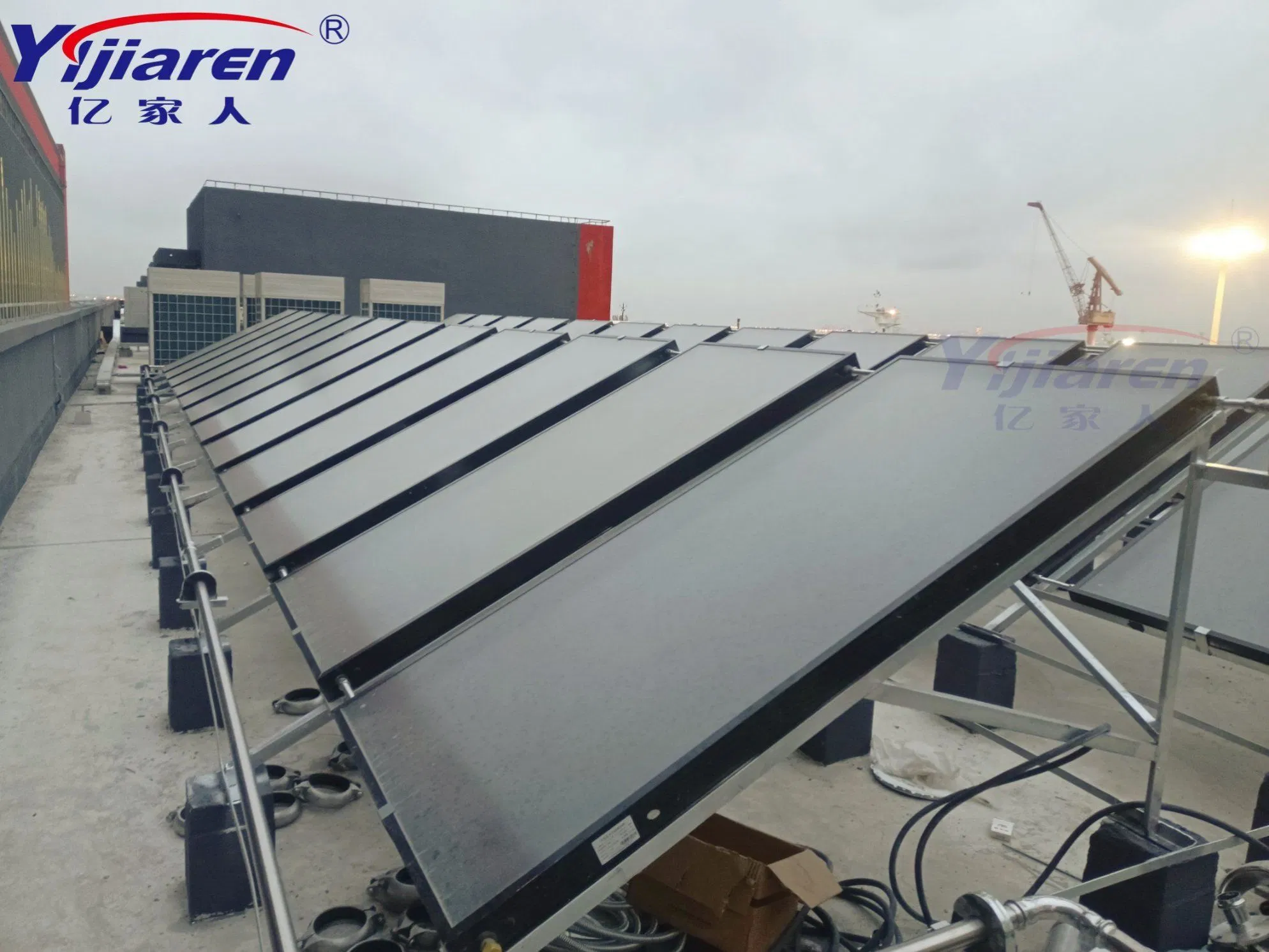 Плоский солнечный водонагреватель для дома