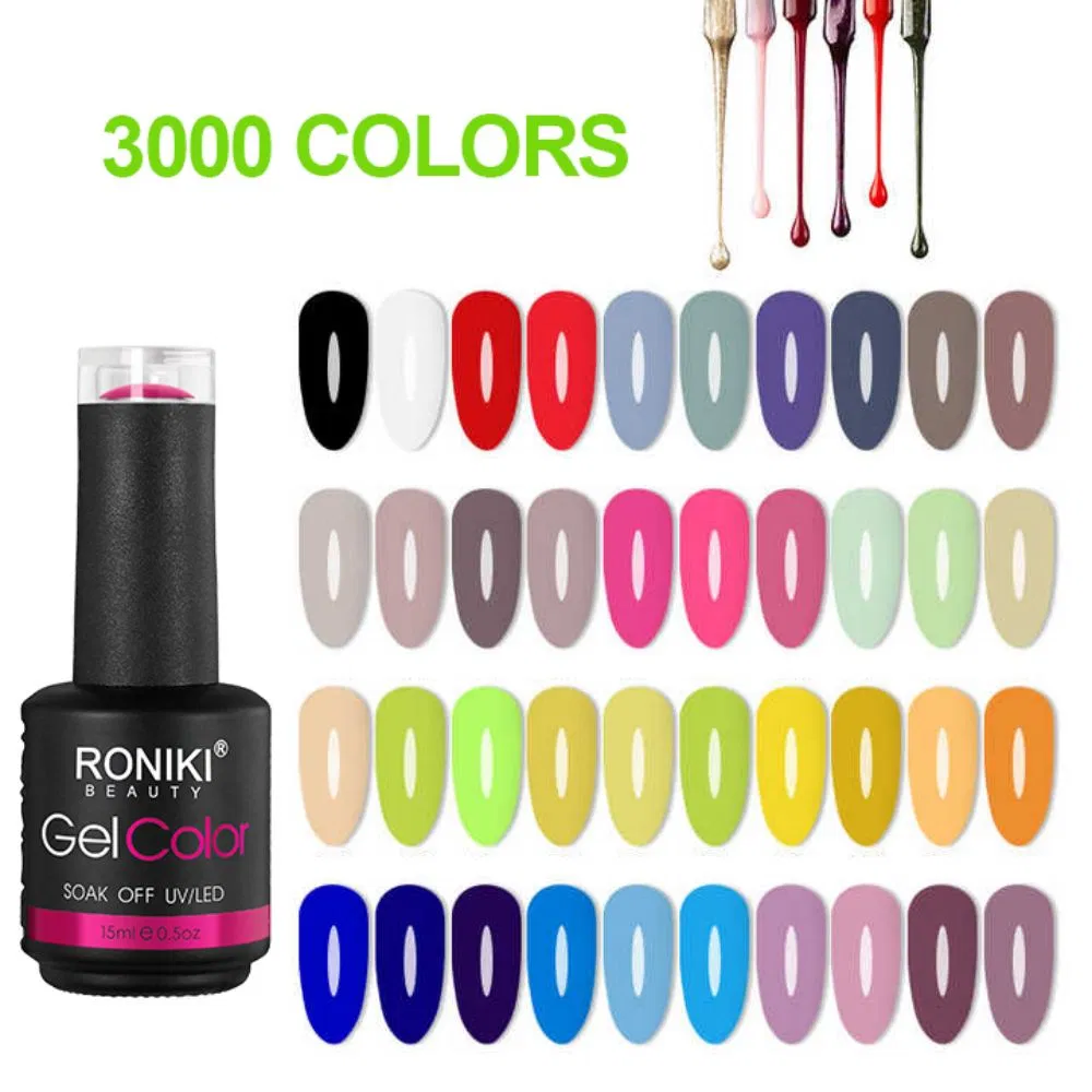 Custom Logo 15ml Nail Gel Polish Private Label 608 Colors Nail Polish
