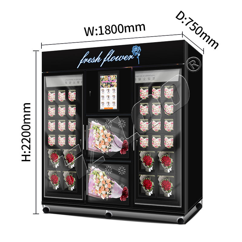 110/220V 50/60Hz Refrigerated Fresh Flower Vending Machine Automatic Vending Flower Machine