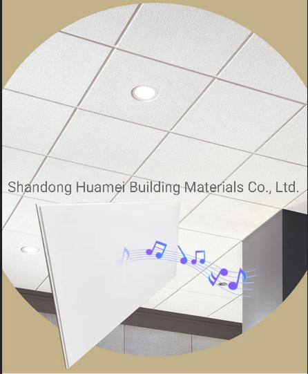 New Design Decorative Ceiling Panel Acoustic Fiberglass Ceiling Tiles