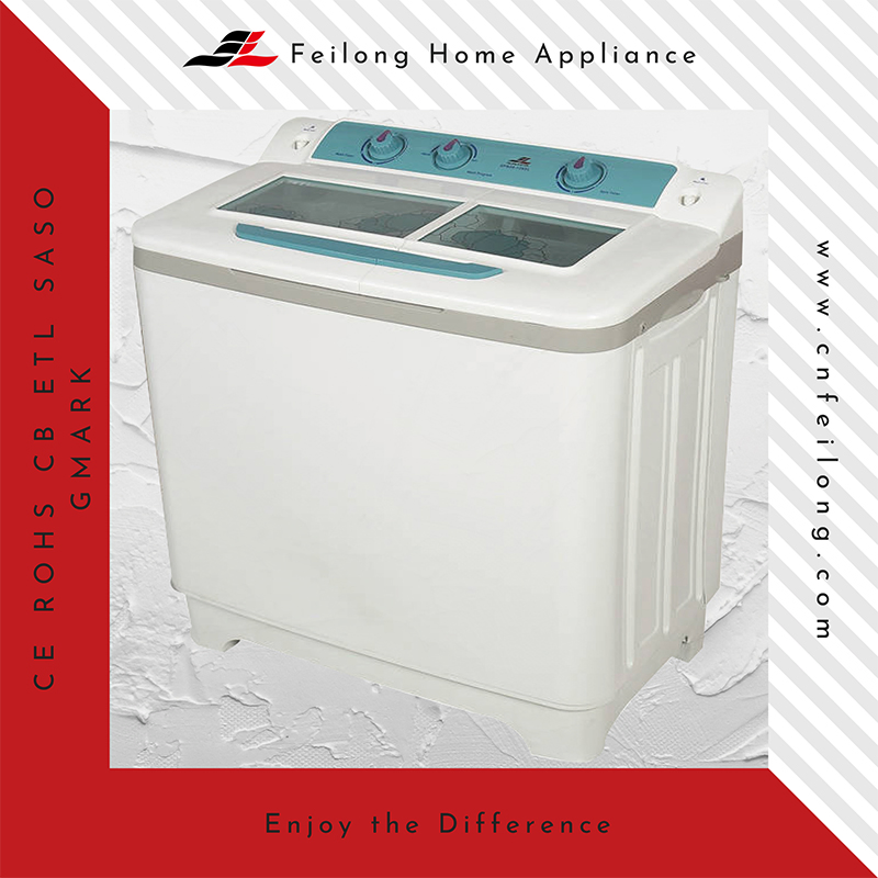 9kg China Best Xpb90-2009sx1 Semi-Auto Twin Tub Washing Machine