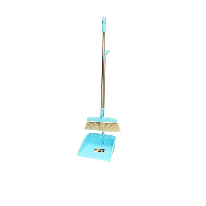Rotable and Non Dead Corner Scraping Plastic Cleaning Magic Broom Dustpan Set