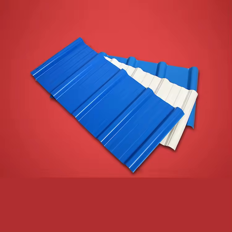 Colorful UPVC Roofing Tiles Plastic PVC Corrugated Roof Tiles for House