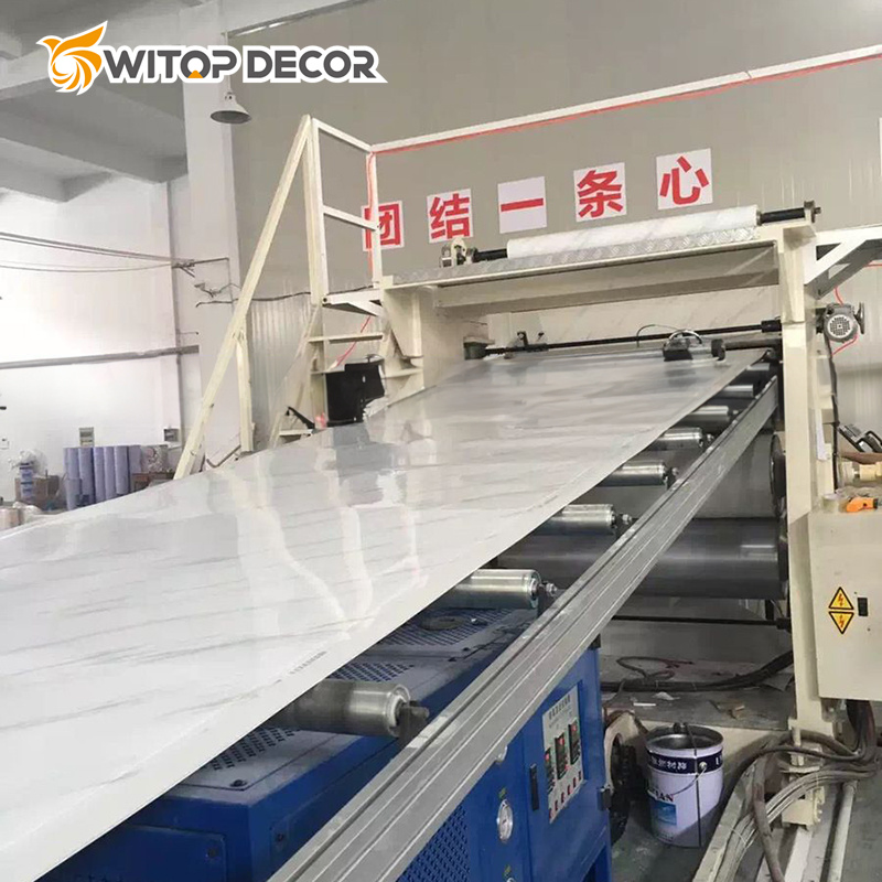 1.22m*2.44m High Gloss PVC Marble Sheet UV Board