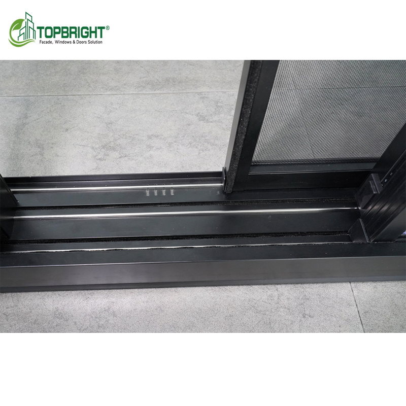 Topbright Privacy Mirror Glass Window Thermal Break Impact Aluminum Sliding Windows for Home