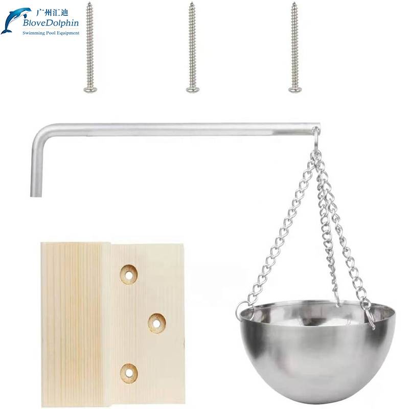 Stainless Steel Sauna Aromatherapy Bowl Essential Oil Holder Sauna Room Accessories