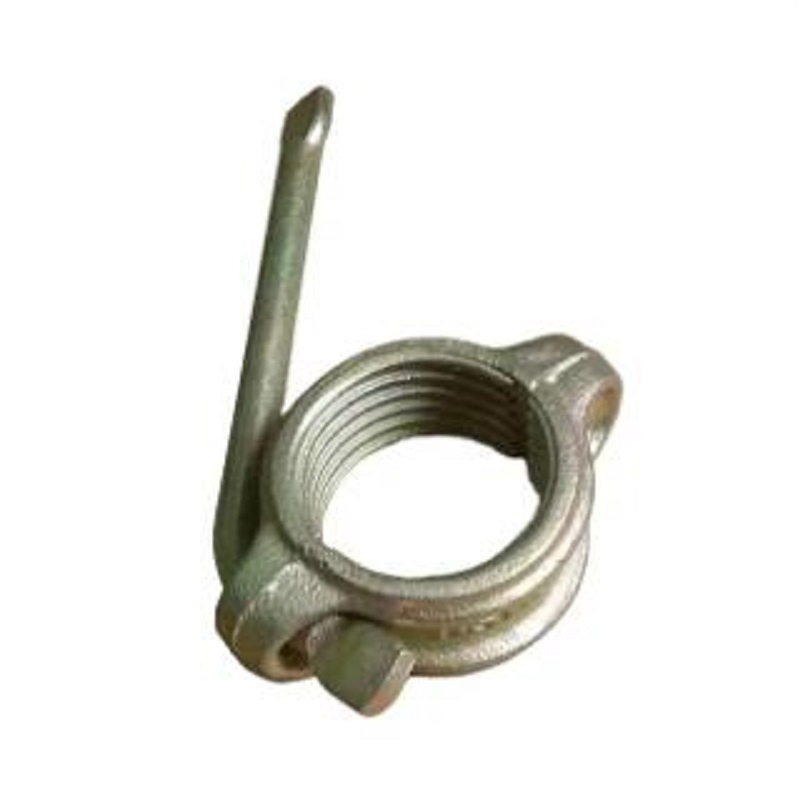 Cast Iron Scaffolding Framework Ledger End of Ringlock System Jack Base Nut