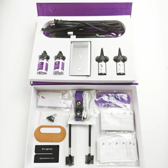 Клей V Light для наращивания волос с UV LED