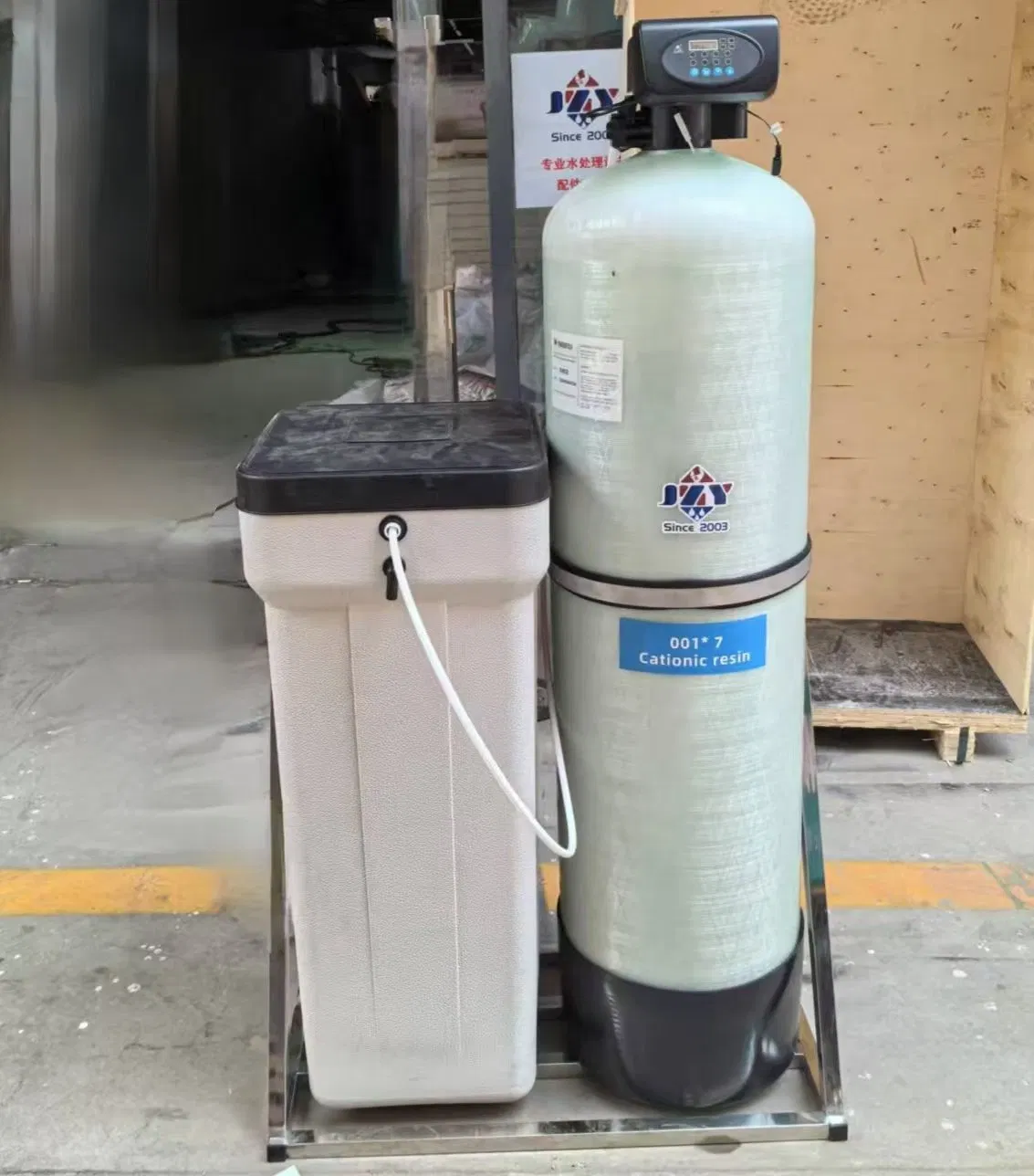 1000L/H Water Softener System /FRP Tank Filtering/Softening System