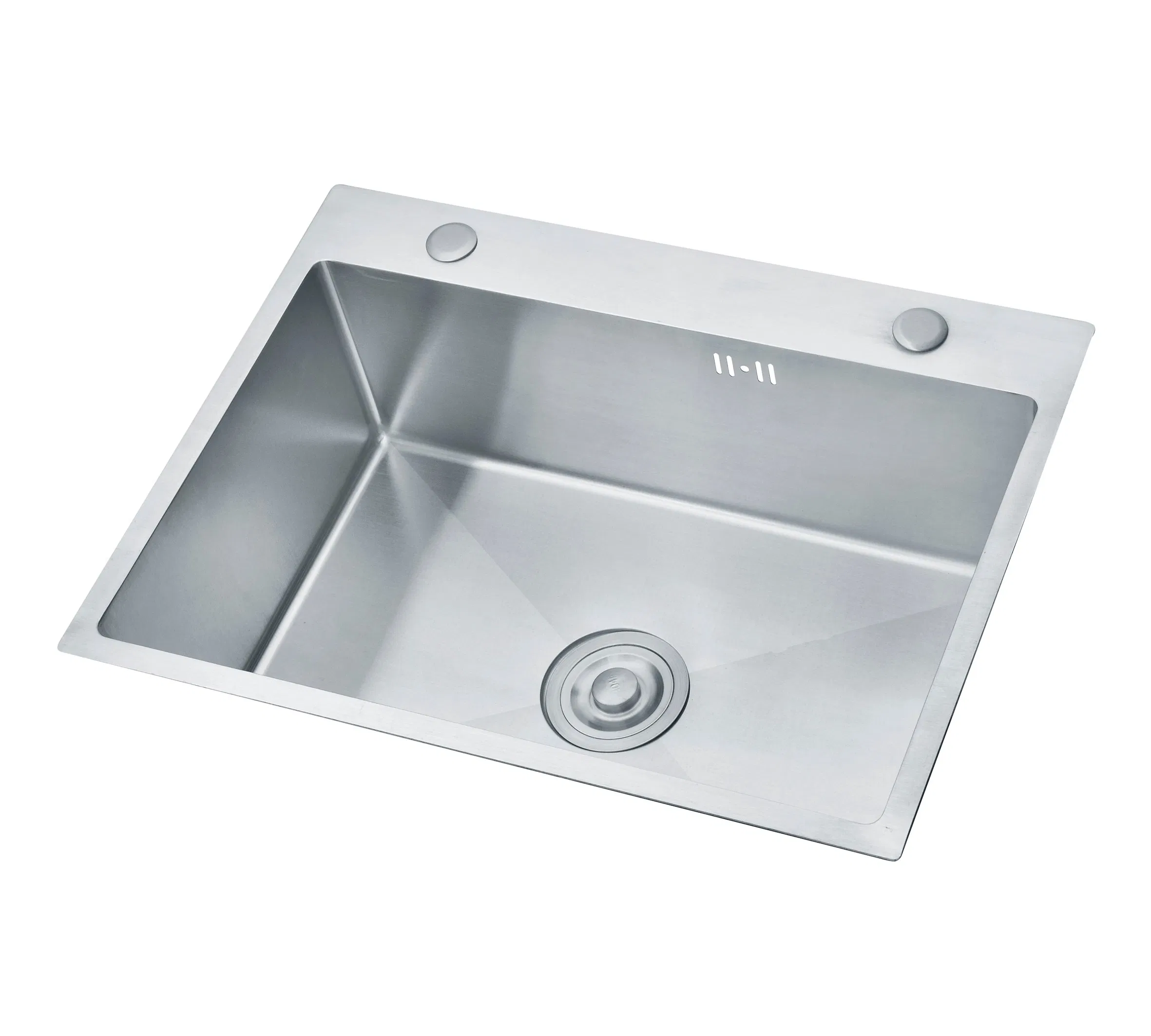 Lavamanos Handmade Single Bowl Kitchen Sink 304 Stainless Steel Golden Color Undermount Sink
