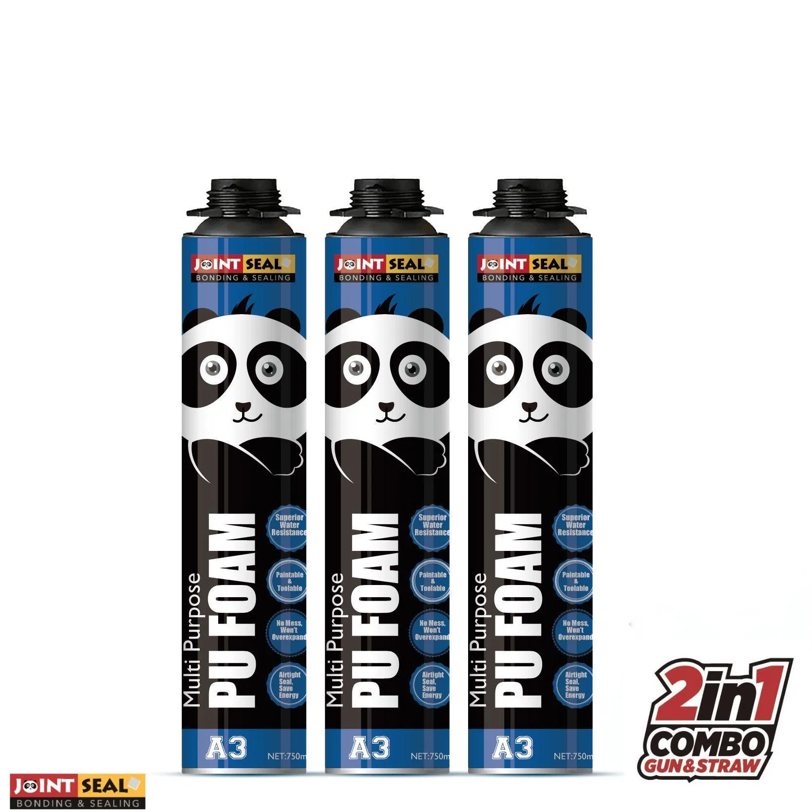 Cement and Door Seal PU Spray Foam Polyurethane Foam PU Open Cell Foam Low Expansion PU Foam Sealant