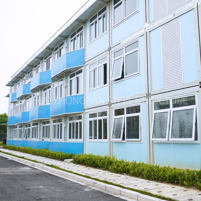 Suzhou Zhongnan Steel Structure 3 Storey Prefab Hospital Building Manufacturer