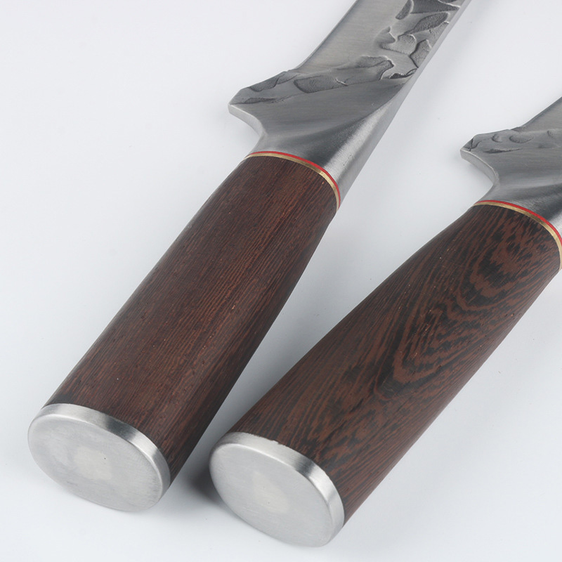 Ds-2654A Butcher Knife Hand Forged Chef Boning Knife High Carbon Steel Fish Chef Knife for Kitchen Camping BBQ