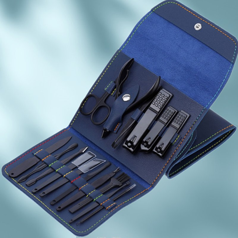Manicure Pedicure Nail Clipper Set with PU Bag