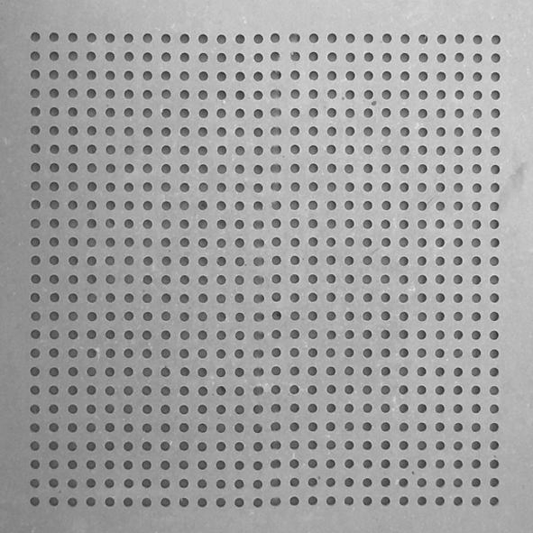 Acoustical Gypsum Ceiling Board with PVC/Vinyl Faced