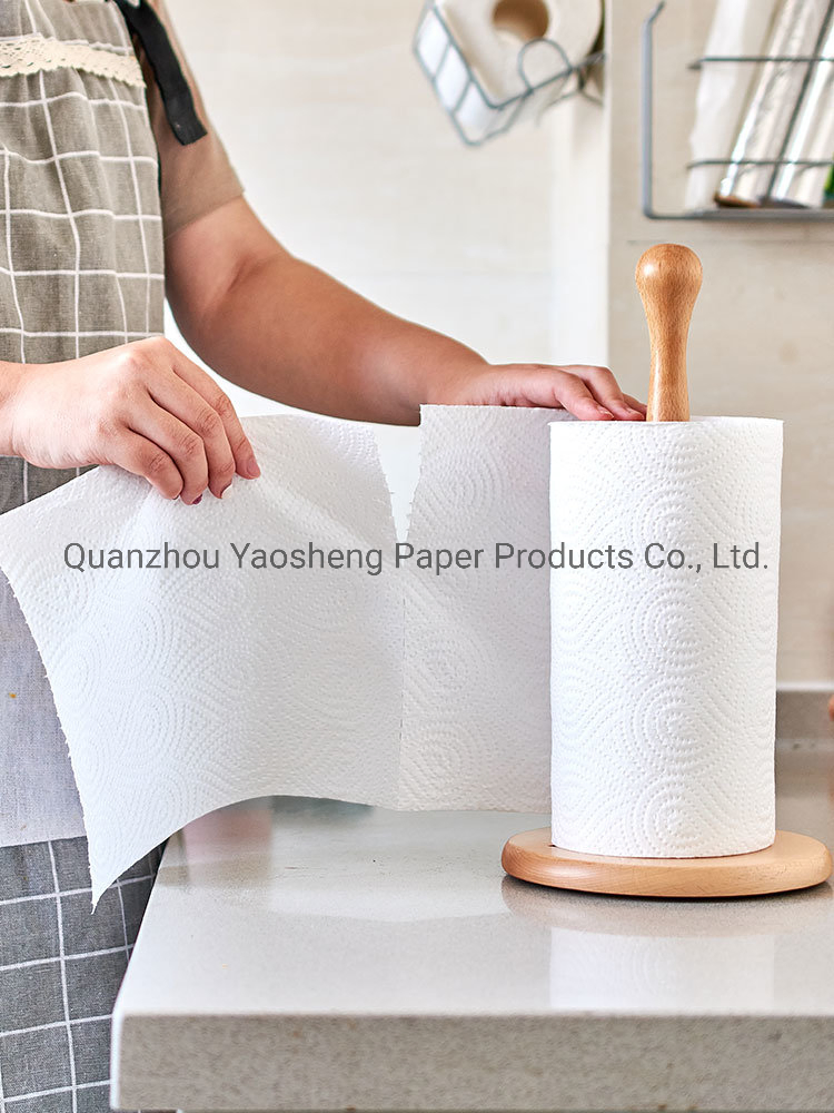 Free Sample-Highly Absorbent Bamboo Paper Towels 1ply Kitchen Roll Paper Towel
