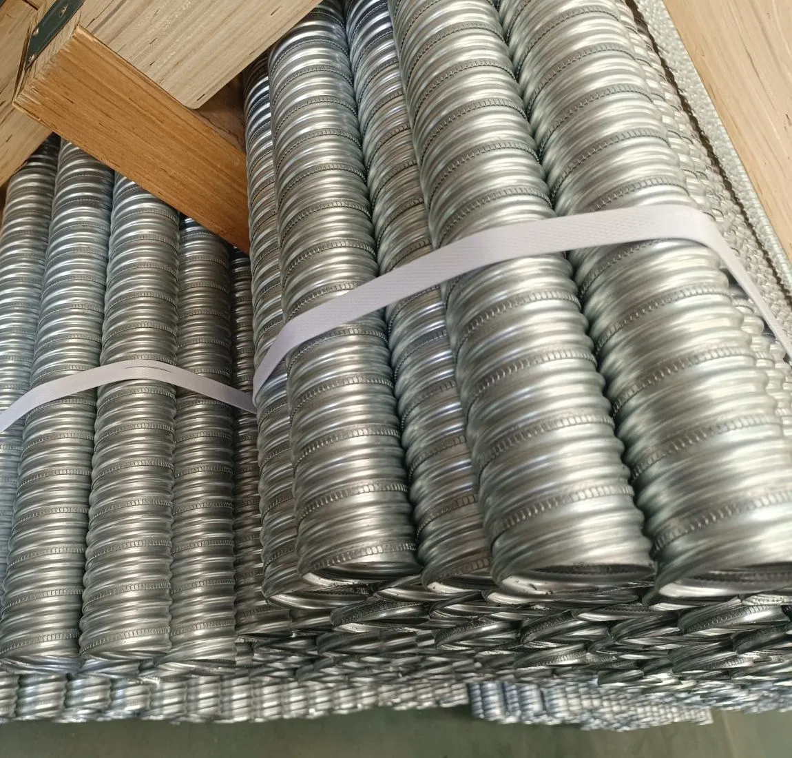 Prestressed Galvanized Post-Tensioning Corrugated Duct with Metal Wave