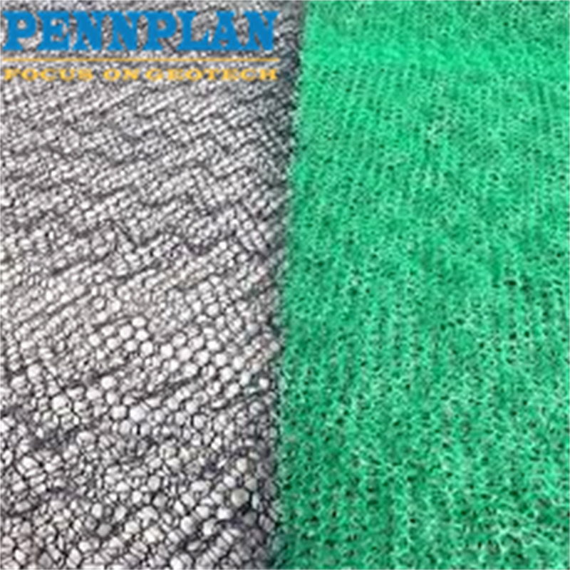 High Quality Slope Protection Grass Geotextile Mat Erosion Control Grid System 3D Drainage Mat