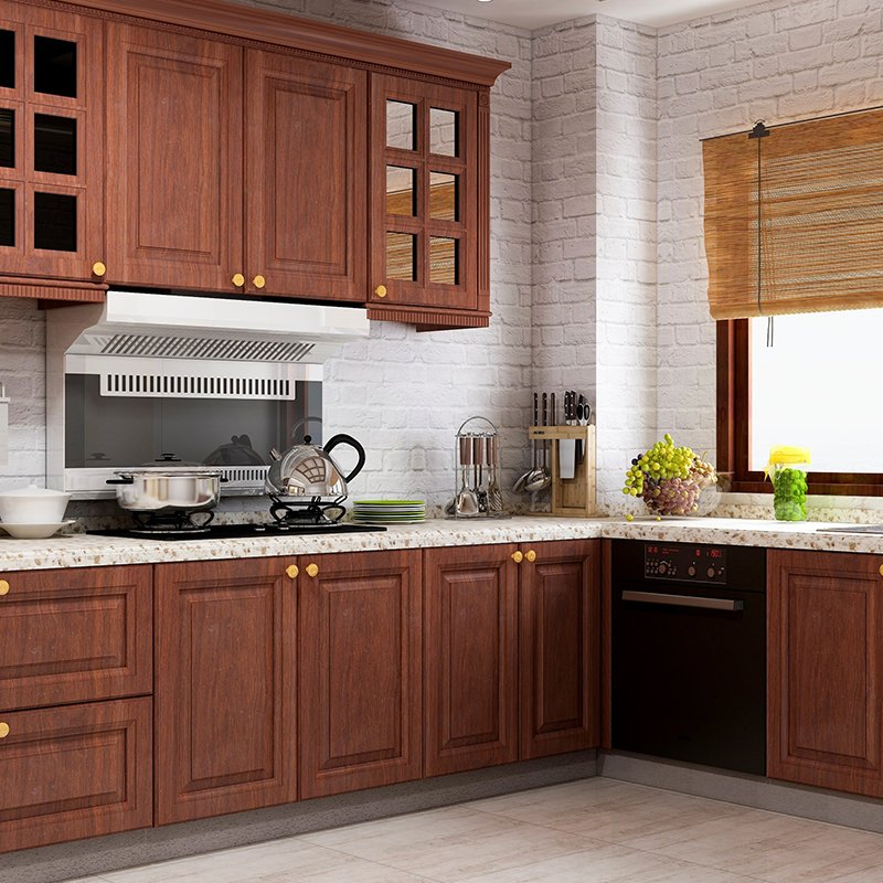 USA Standard Set Rta Flat Pack Plywood Carcass Storage Cupboard Complete Slim Shaker Kitchen Cabinets