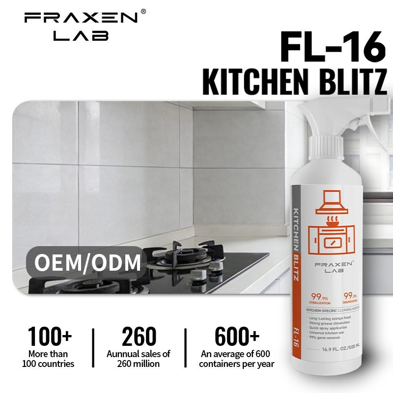 Kitchen Cleaner Oil Cleaner Grease Cleaner Factory Supply Direct Manufacturer Low MOQ Heavy Duty Cleaner Chemical for Household and Industrial Use